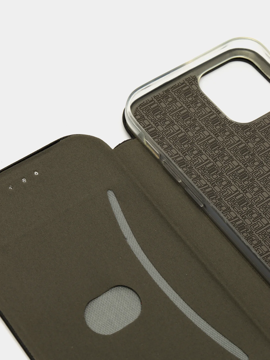 Черный чехол книжка IPHONE 12  / 12 PRO