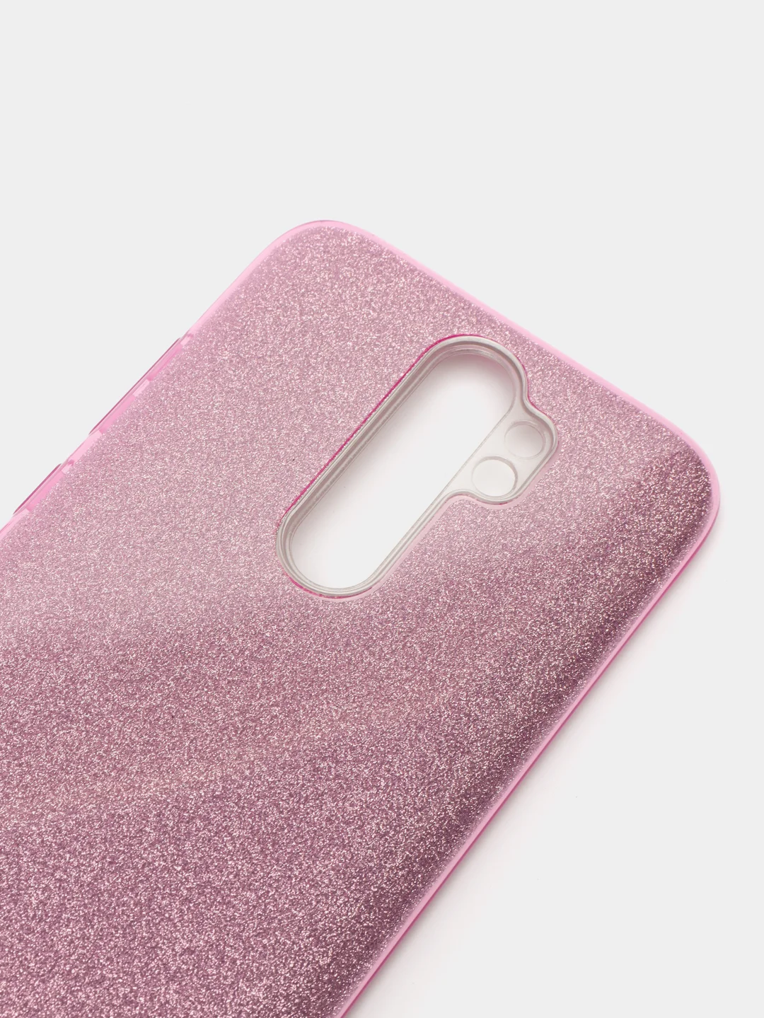 Сиреневый чехол блестящий Xiaomi Redmi Note 8 pro