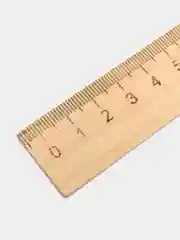 Деревянная линейка 15см