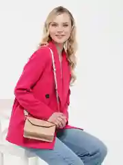 Бежевый сумка женская классическая