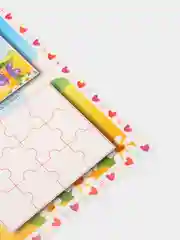Желтый аппликации для детей с наклейками, 2 листа, 20 х 30 см