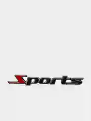 Эмблема "Sports" самоклеющаяся, шильдик-наклейка "Спорт"