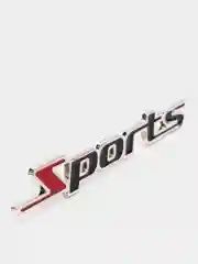 Эмблема "Sports" самоклеющаяся, шильдик-наклейка "Спорт"