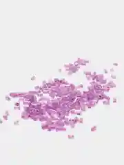 Сиреневый бисер-стеклярус, длина 3 мм