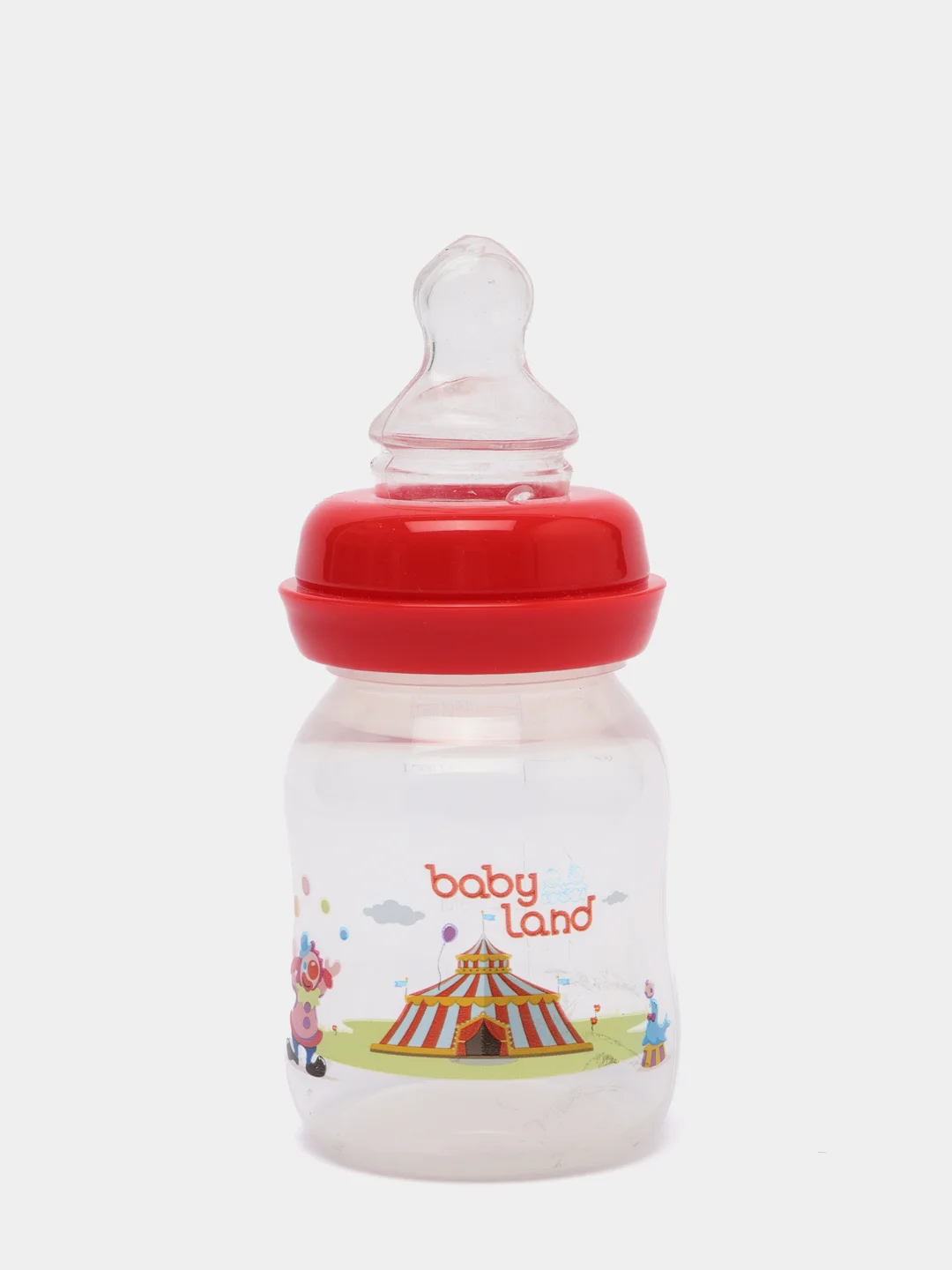 Красный бутылочка Baby Land 80мл с силиконовой анатомической соской Air System