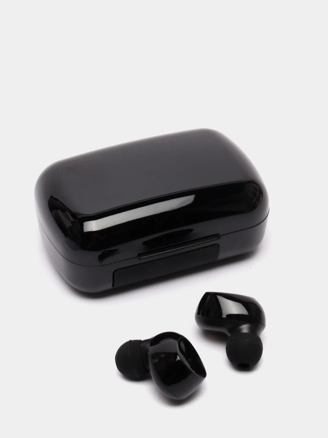 Черный беспроводные наушники M10, black, кейс Power Bank