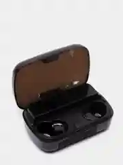 Черный беспроводные наушники M10, black, кейс Power Bank