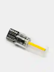 Желтый светодиодная лампа W5W T10