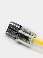 Желтый светодиодная лампа W5W T10