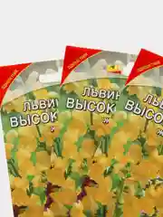 Семена Львиный зев "Высокорослый желтый" набор 1, 3, 5 уп