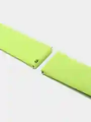 Салатовый силиконовый ремешок с кнопкой для Xiaomi Amazfit Bip / Samsung / Huawei, 20 мм
