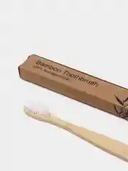 Белый бамбуковые зубные щетки