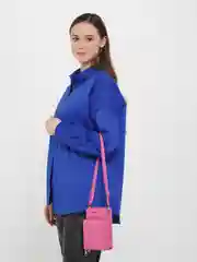 Фуксия женская сумка-клатч для телефона