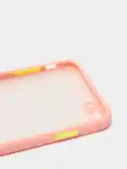 Розовый чехол на iPhone (Айфон) 6S, 7, 8 Plus, SE, 20, X, XS, XR, 11 Pro Max, 12 Mini, 13, 14, матовый