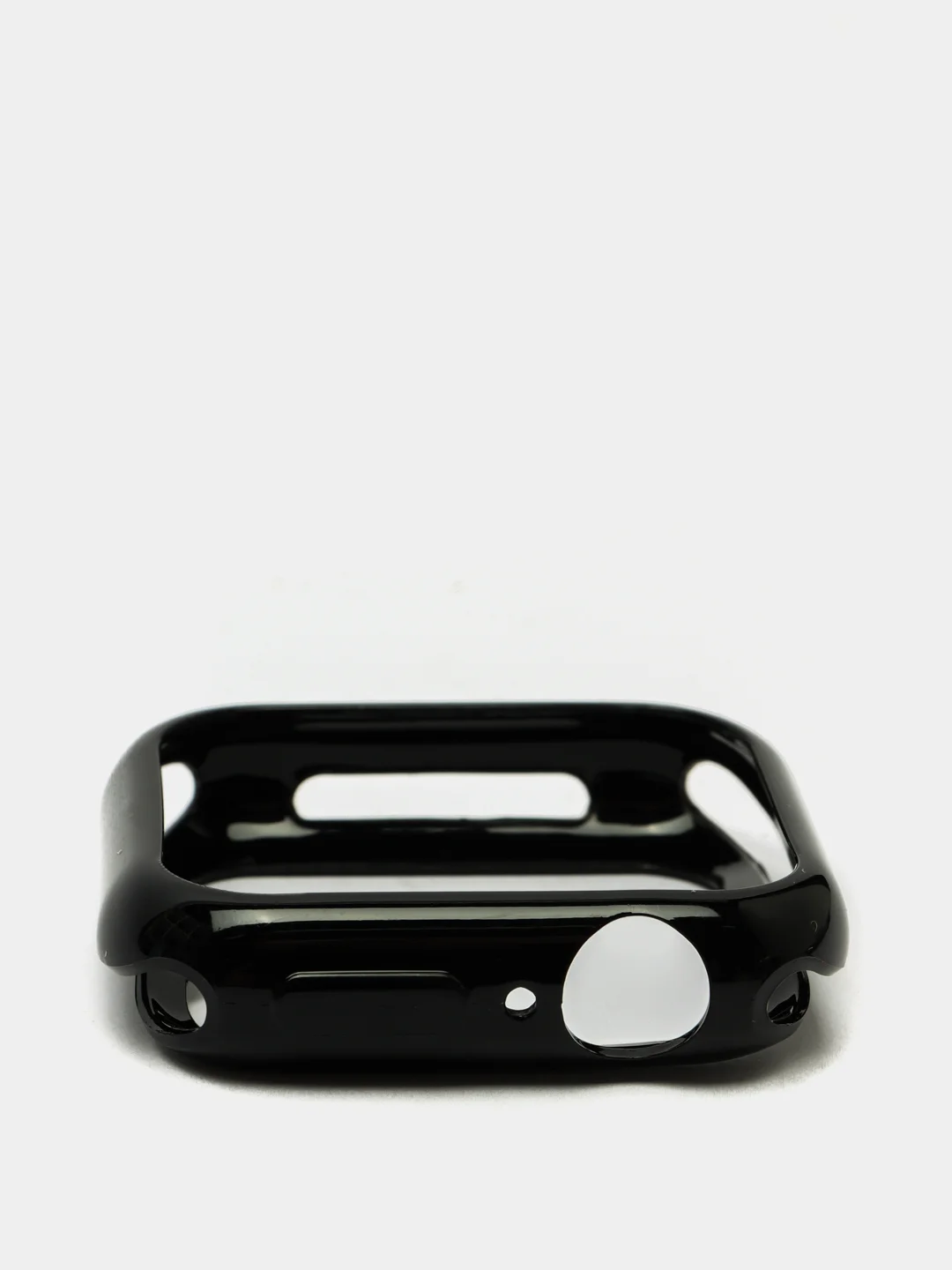 Черный чехол для Apple Watch 38/ 40/ 41/ 42/ 44/ 45 mm, силиконовый