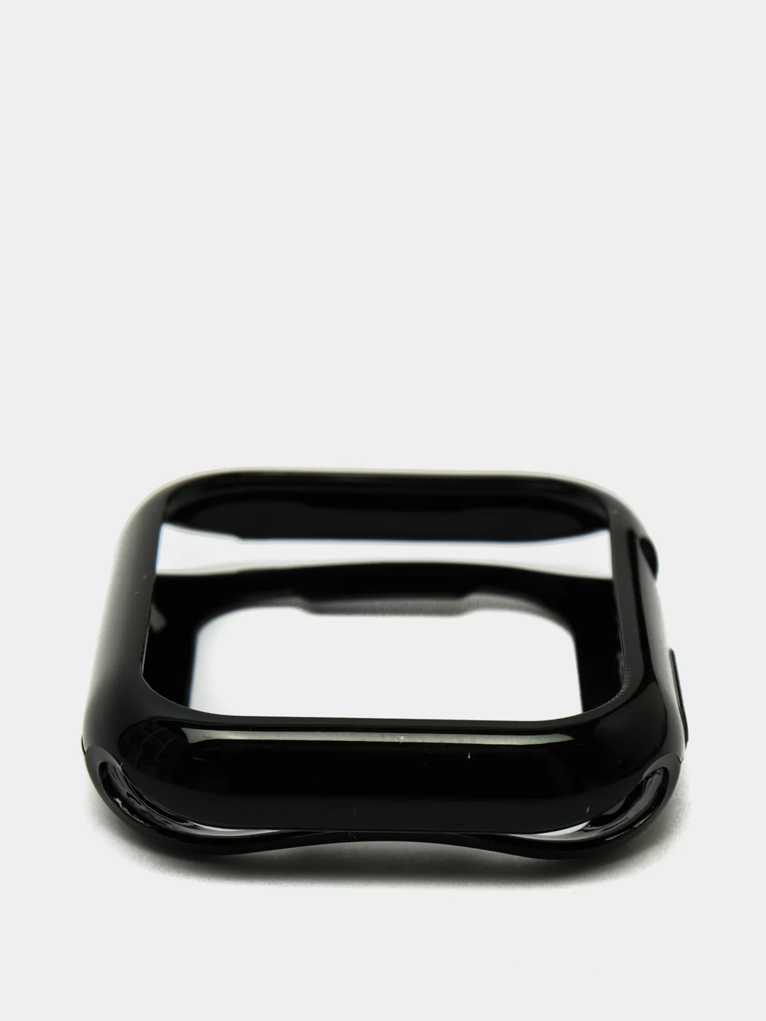 Черный чехол для Apple Watch 38/ 40/ 41/ 42/ 44/ 45 mm, силиконовый