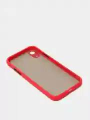 Красный чехол на iPhone (Айфон) 6S, 7, 8 Plus, SE, 20, X, XS, XR, 11 Pro Max, 12 Mini, 13, 14, матовый