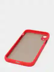 Красный чехол на iPhone (Айфон) 6S, 7, 8 Plus, SE, 20, X, XS, XR, 11 Pro Max, 12 Mini, 13, 14, матовый