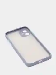 Синий меланж чехол на iPhone (Айфон) 6S, 7, 8 Plus, SE, 20, X, XS, XR, 11 Pro Max, 12 Mini, 13, 14, матовый
