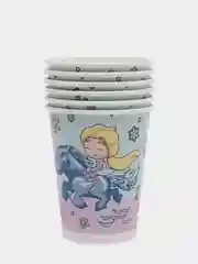 Набор бумажных стаканов Frozen 2, мятный, 6 штук х 250 мл