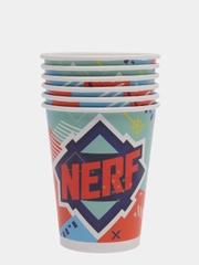 Nerf. Набор бумажных стаканов, голубой, 6 шт*250 мл
