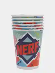 Nerf. Набор бумажных стаканов, голубой, 6 шт*250 мл