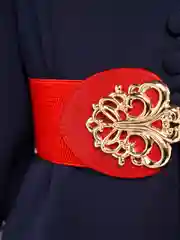 Красный женский ремень, пояс на резинке, 65 см