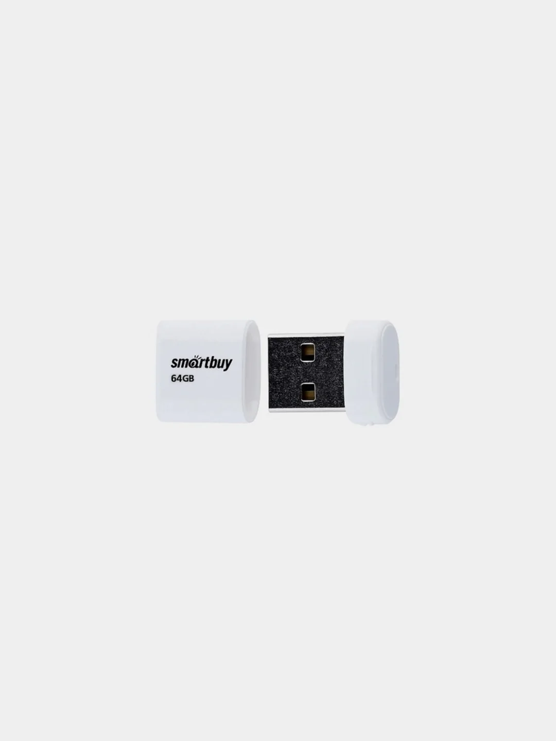 Белый флеш-накопитель USB 64 Гб Smart Buy Lara