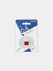 Красный флеш-накопитель USB 64 Гб Smart Buy Lara