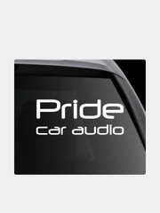 Наклейка на автомобиль "Pride car audio"