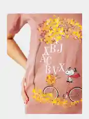 Коралловый меланж пижама для дома женская, комплект: футболка и бриджи, 100% хлопок, 46-56