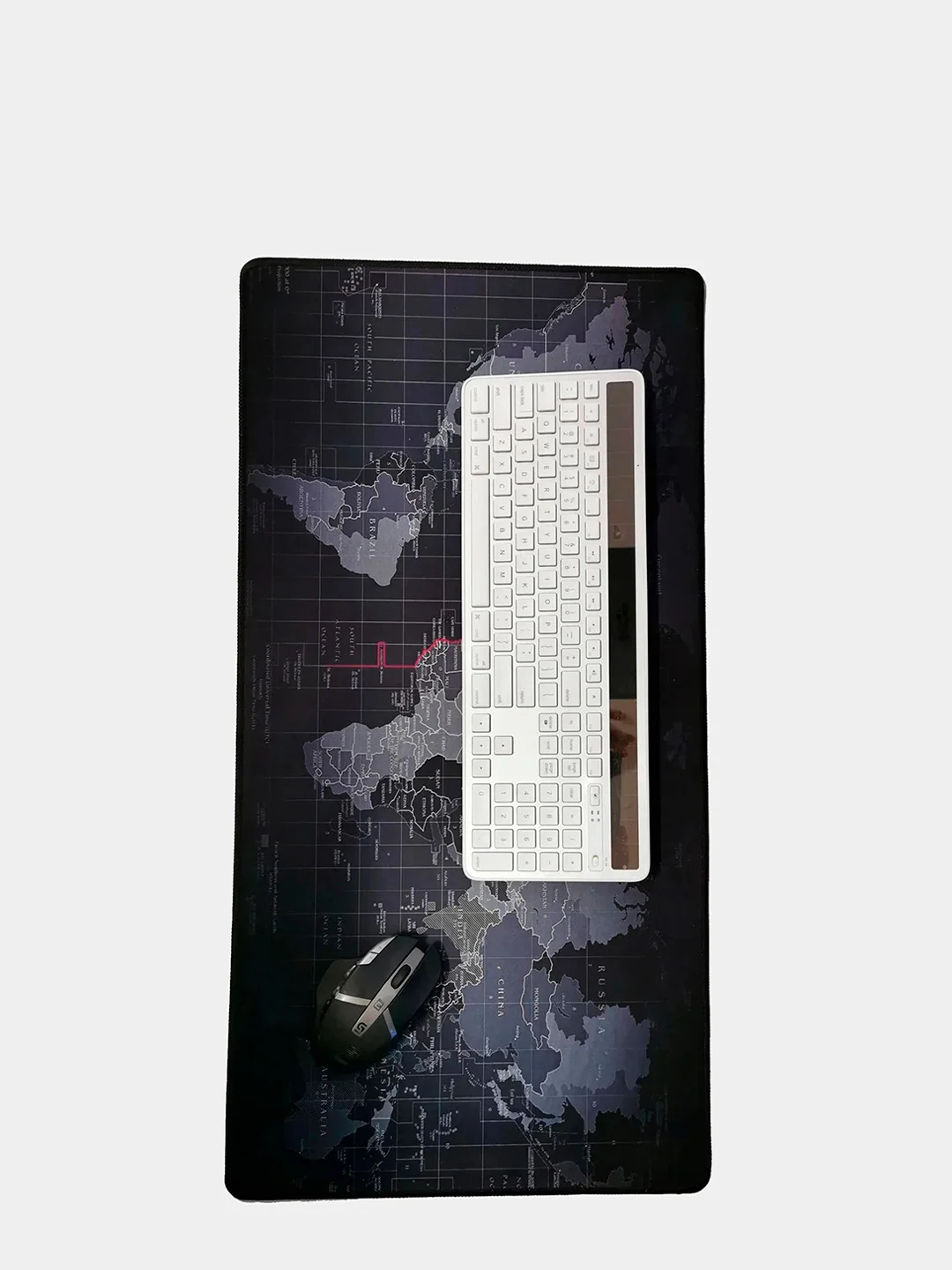 Коврик для всего стола в виде карты мира, 90 x 40
