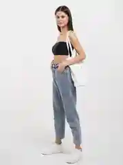 Белый женская сумка-тоут