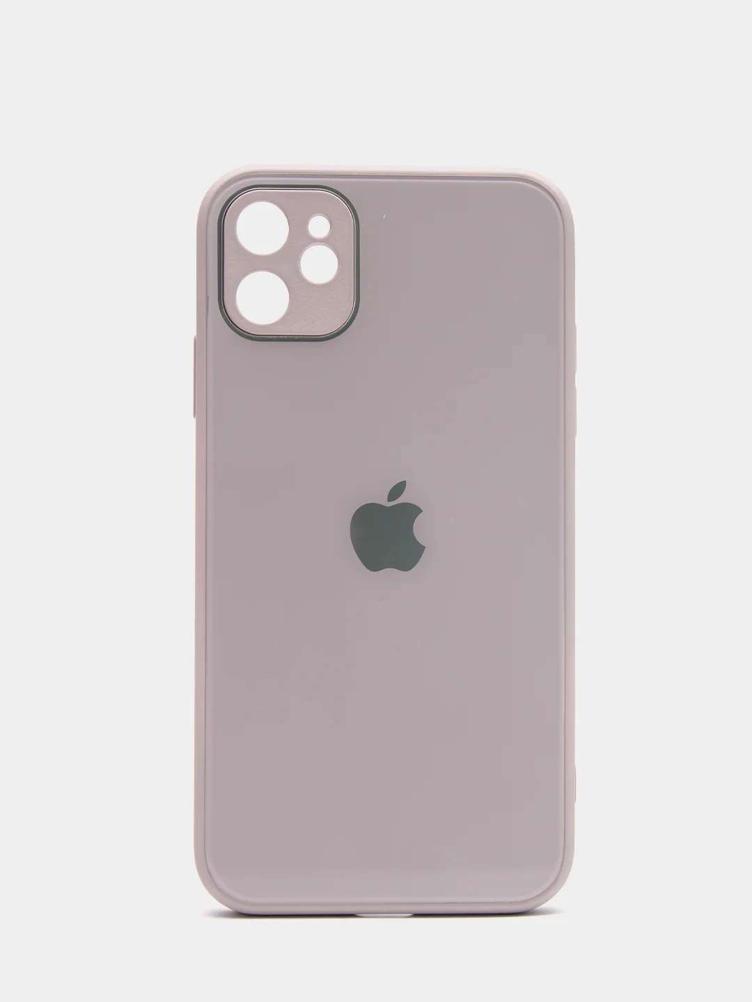 Багровый чехол для iPhone 11, 12, 13, 12 Pro Max, 12 Pro, силиконовый, со стеклянной панелью