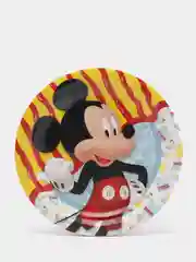 Mickey Mouse. Набор бумажных тарелок, 3D, 6 шт d=180 мм
