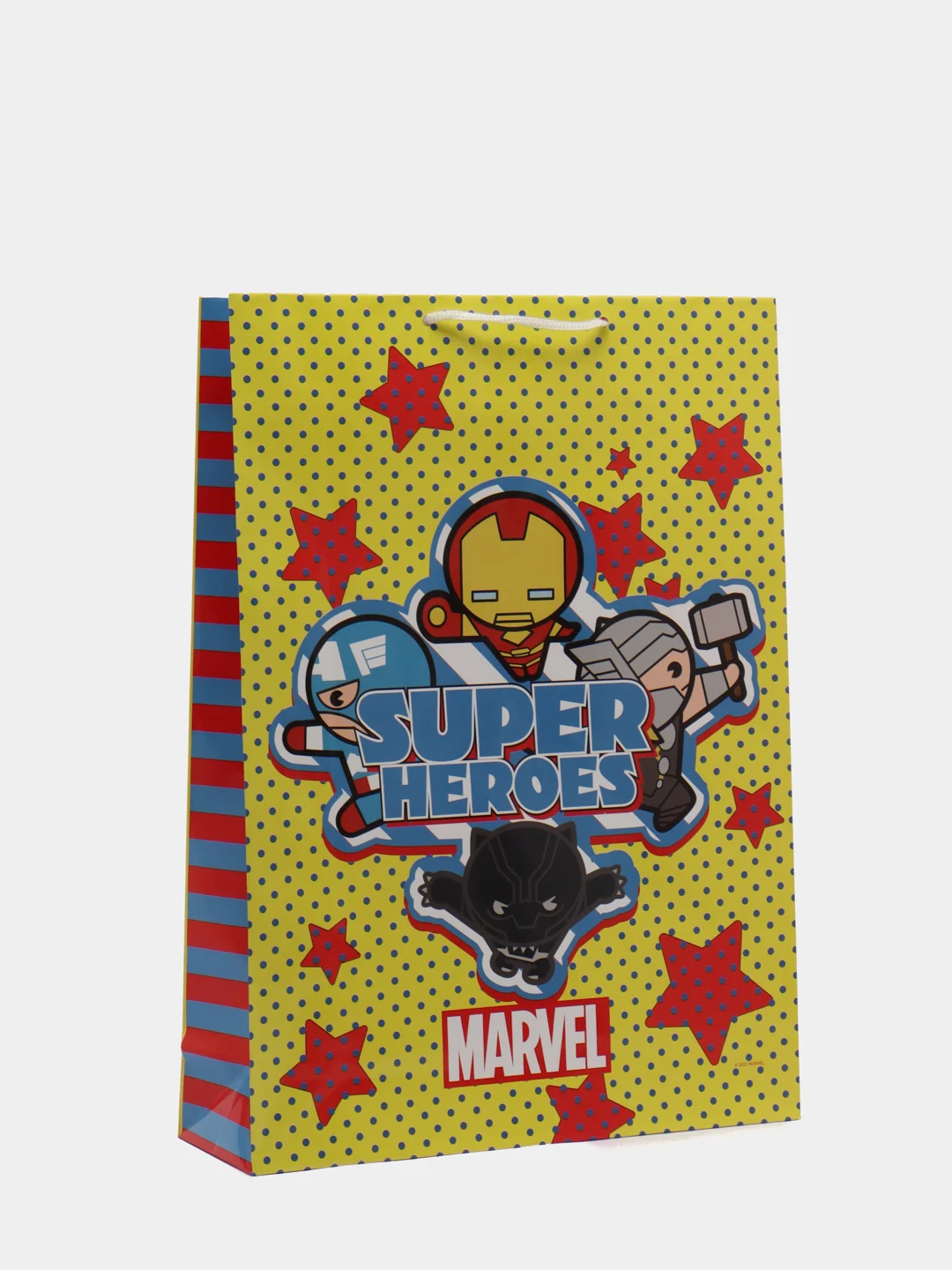 Marvel. Пакет подарочный большой-10, 330*455*100 мм (чиби)