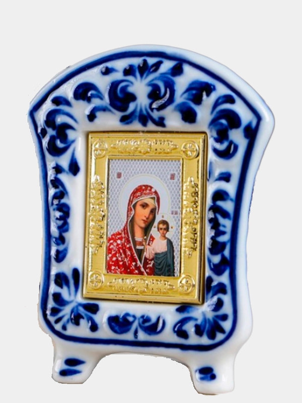 Киот, гжель, 10 см