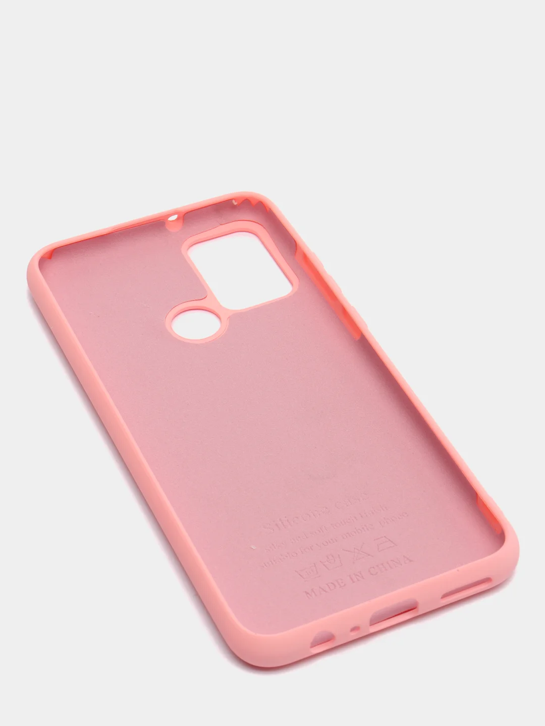 Розовый чехол Silikone Case HONOR 9A / HUAWEI P40 LITE E / HONOR 9C, HONOR 9S / HUAWEI Y5P