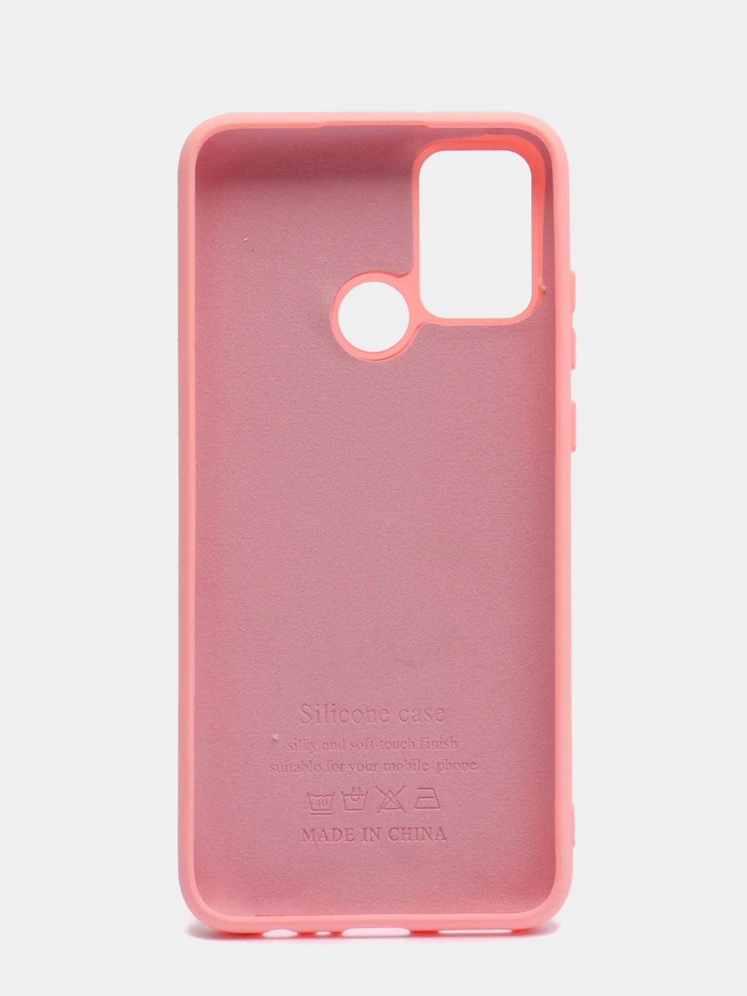 Розовый чехол Silikone Case HONOR 9A / HUAWEI P40 LITE E / HONOR 9C, HONOR 9S / HUAWEI Y5P