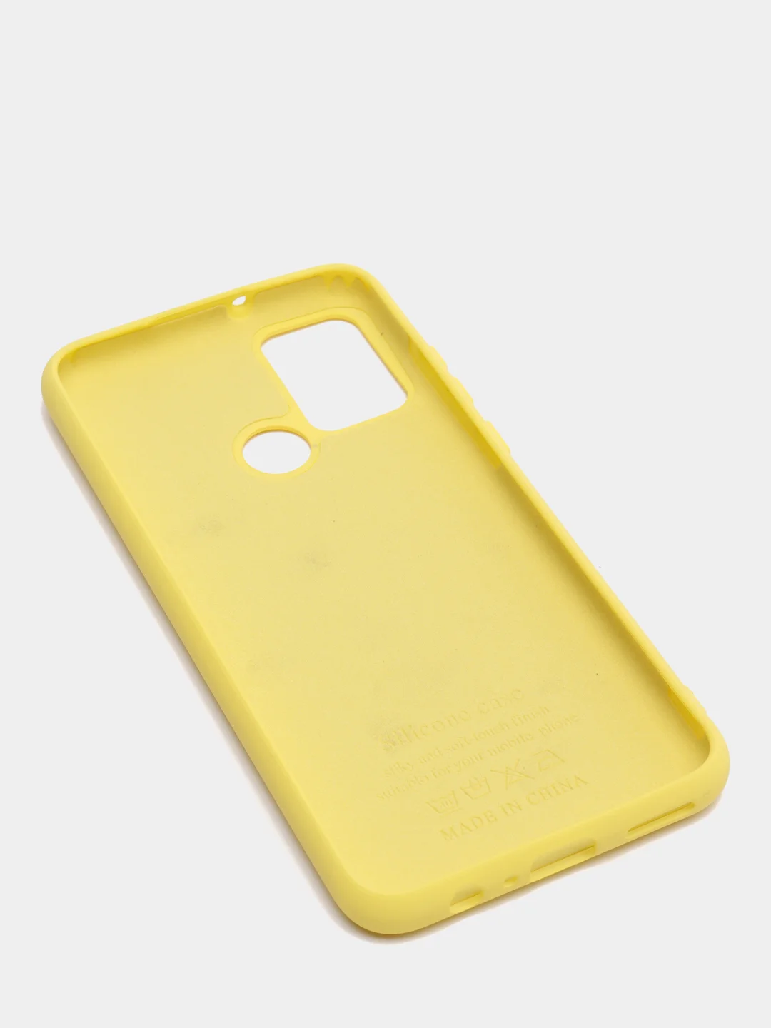 Желтый чехол Silikone Case HONOR 9A / HUAWEI P40 LITE E / HONOR 9C, HONOR 9S / HUAWEI Y5P