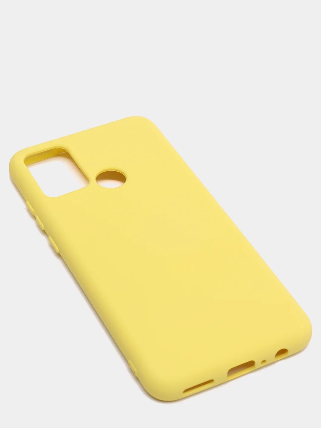 Желтый чехол Silikone Case HONOR 9A / HUAWEI P40 LITE E / HONOR 9C, HONOR 9S / HUAWEI Y5P