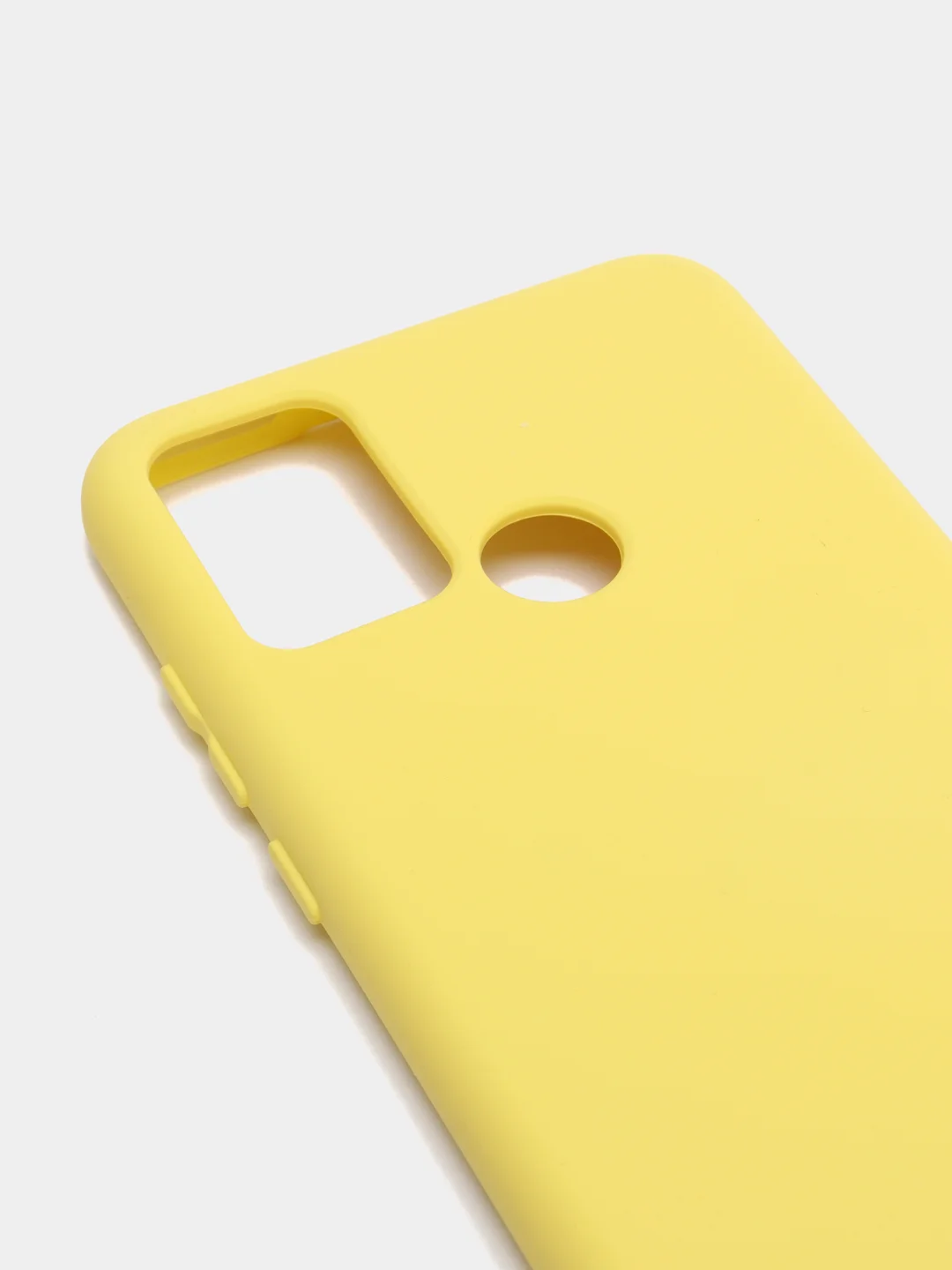 Желтый чехол Silikone Case HONOR 9A / HUAWEI P40 LITE E / HONOR 9C, HONOR 9S / HUAWEI Y5P