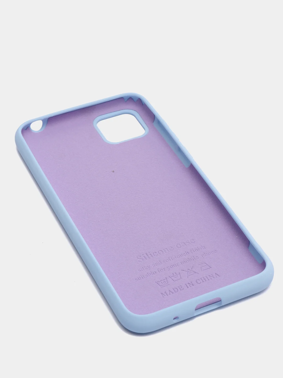 Лавандовый чехол Silikone Case HONOR 9A / HUAWEI P40 LITE E / HONOR 9C, HONOR 9S / HUAWEI Y5P