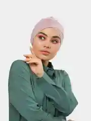 Коралловый бони / шапочка под платок / подхиджабник / чалма / платок / хиджаб / мусульманская шапочка