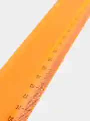 Линейка пластиковая ErichKrause® Neon, 30см, оранжевый, в флоупаке