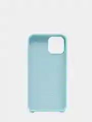 Тёмно-бирюзовый чехол Silicone Case для iPhone 12, 12 Pro с открытым низом