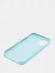 Тёмно-бирюзовый чехол Silicone Case для iPhone 12, 12 Pro с открытым низом