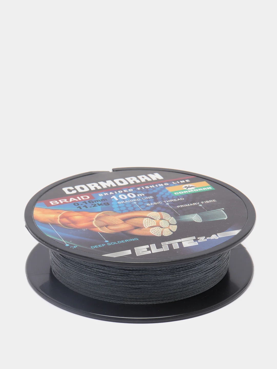 Серебряный леска плетеная для рыбалки Cormoran
