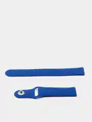 Синий силиконовый ремешок с кнопкой для Xiaomi Amazfit Bip / Samsung / Huawei, 20 мм