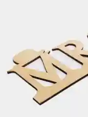 Деревянная заготовка "Mr&Ms", 10 х 39,5 х 0,3 см